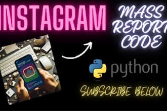 instagram banning, mass report bot, negative content comment,auto commenting bot