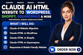 convert lovable ai to wordpress migrate claude code to wix shopify squarespace