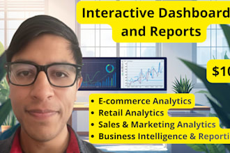 create interactive dashboards that reveal key insights excel, csv, json, sql
