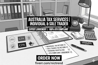 prepare and lodge australian sole trader and small business tax returns