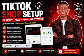 setup tiktok shop, USA tiktok shop and shopify tiktok shop affiliate marketing