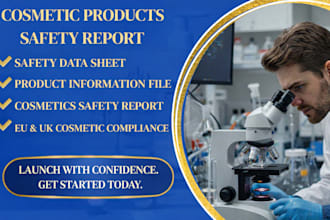 analyst and do safety data sheet toxicology report for cosmetic product in eu UK