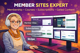 setup squarespace membership site with paid courses and gated content