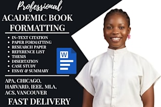 format journal manuscript document, apa 7, mla, harvard, citation references
