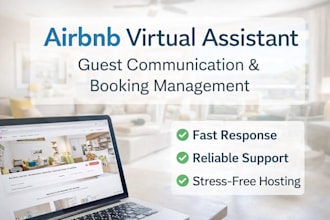 airbnb virtual assistant for guest communication and bookings management