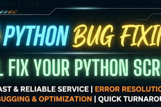 debug, fix and optimize your python code or script
