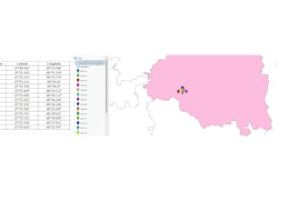 create professional gis maps from your excel, gps, or coordinates