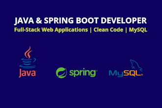 develop a custom web application using java and spring boot