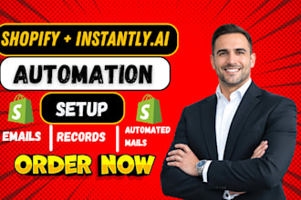 automate shopify email marketing using instantly ai and zapier workflows