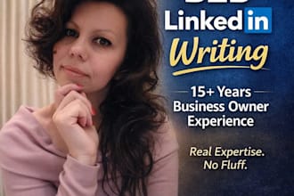 write high authority b2b linkedin content