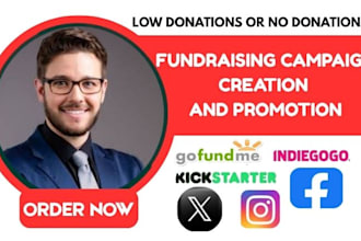create crowdfunding fundraising medical gofundme, promote charity, nonprofit