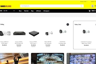 develop a custom ecommerce website using laravel like rawza bd