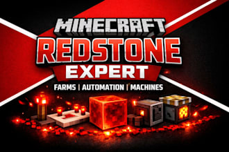 build advanced minecraft redstone contraptions, farms and automation systems