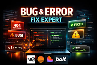develop ai website, lovable v0 base44 vibe coded web app and fix errors