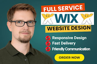 design wix studio website, wix website design, redesign responsive business site