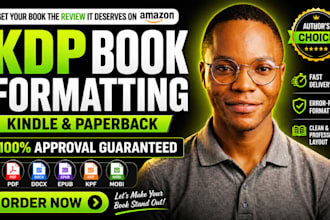 book editing and formatting paperback formatting amazon kdp ebook layout design