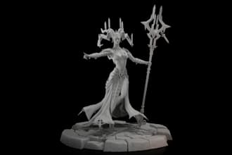 3d print your character or model in high quality resin