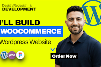 do wordpress website development, woocommerce website redesign