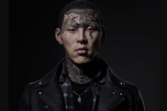 create 3d realistic character in zbrush,substance painter and ue5,custom outfits