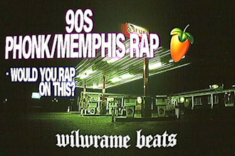 produce a dark memphis rap beat for you
