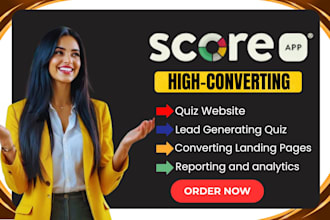 create scoreapp scorecard quiz funnel, lead gen quiz, report funnel for sales