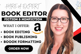 line and copy edit thriller romance fiction novel developmental editor