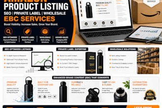 do amazon product listing SEO private label wholesale ebc