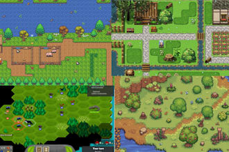 do tile sets 2d game art pixel sprite sheet tileset animation game assets props