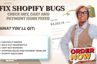 fix shopify checkout, cart, payment and sold out issues