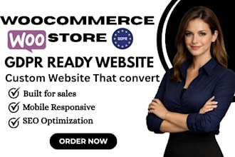 build a gdpr ready woocommerce store or wordpress ecommerce website