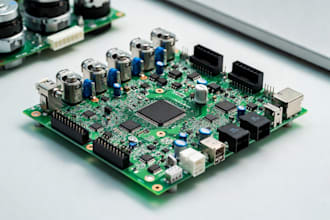 design cm4 robotic controller pcb, raspberry pi, motor driver and mcu systems