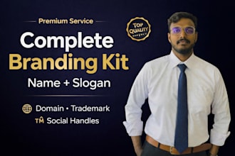 create a catchy business name and slogan