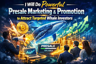 crypto press release and presale promotion to increase investor by 100x