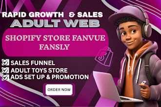 design adult shopify store adult toys store shopify