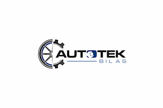 design minimalist auto car service, repair logo with professional branding