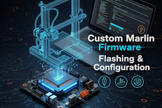 compile, configure, flash marlin firmware with your custom features