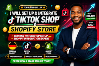 set up german tiktok shop, integrate german shopify tik tok