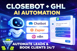 build ai chatbot, closebot ai, gohighlevel automation CRM