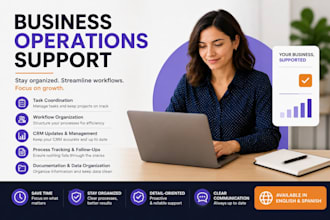 support your business operations and project coordination