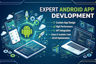 develop a custom  android app using kotlin