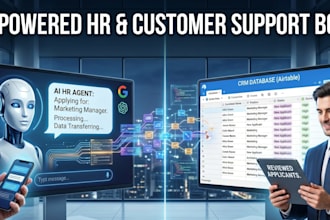 create an ai telegram bot for HR recruiting with CRM