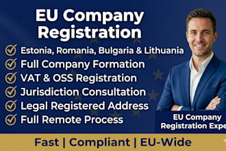 do eu company registration and vat in estonia, romania, bulgaria, lithuania