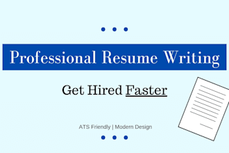 professionally rewrite and improve your resume