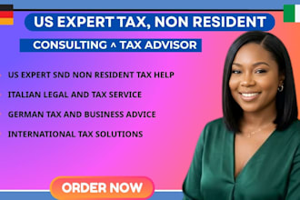 do US expat tax nonresident italy  germany consultant and certified tax advisor