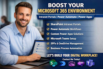 do sharepoint intranet portal, microsoft 365, powerapps, power automate, spfx