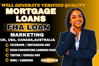 500 mortgage loan leads, fha loans facebook ads mortgage loan google ads