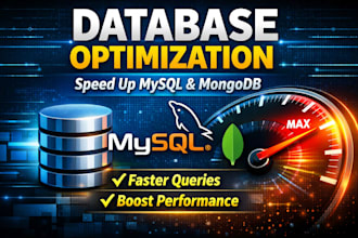 fix slow mysql or mongodb database and improve performance
