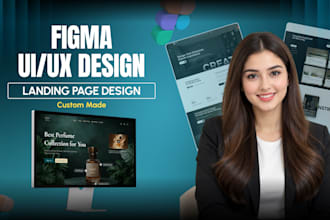 do figma website design, ui ux design, figma landing page, figma app design