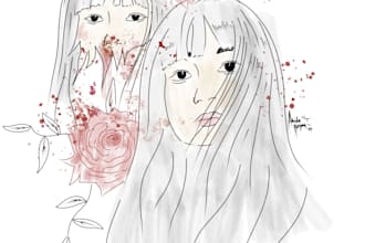 do illustration for small tattoo design, etc