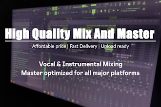 mix and master your hip hop or edm tracks